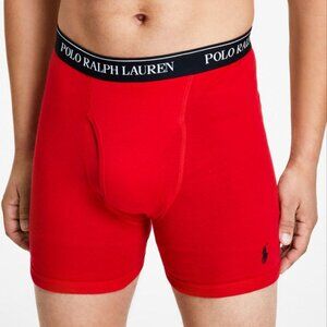 Polo Ralph Lauren Men’s Classic -Fit Boxer Briefs Red  Size M